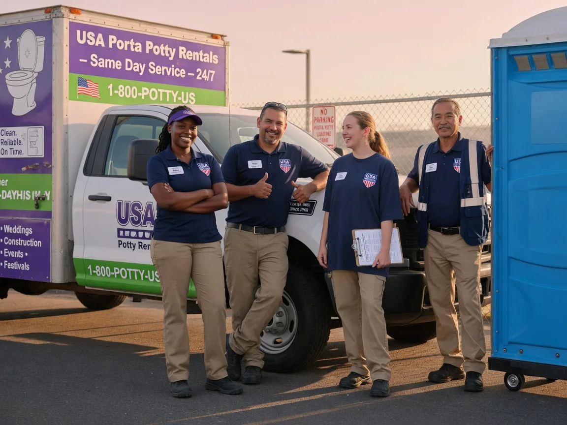 Porta Potty Rental company in Romulus, MI