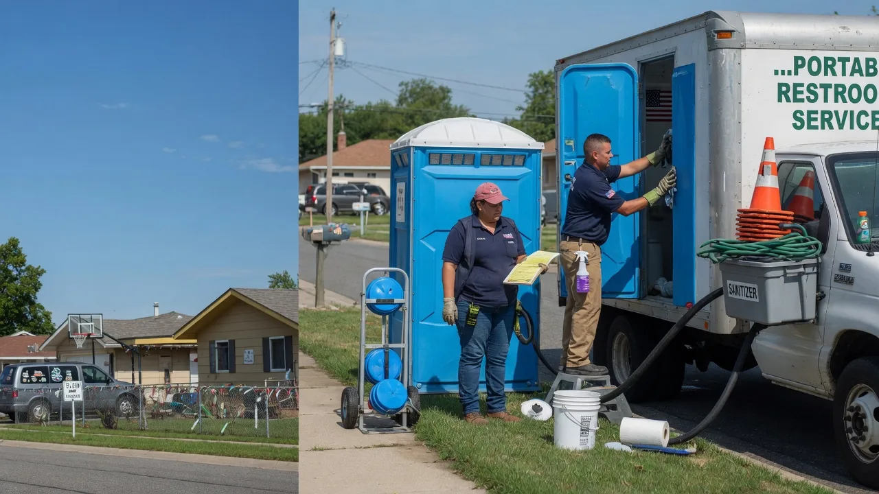 Portable Toilet Rental in Romulus, MI near me